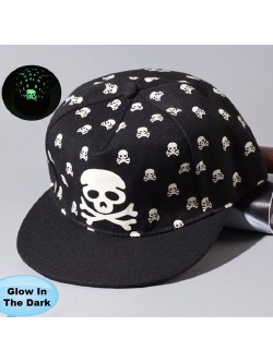 Tamsoje šviečianti kepurė „Skull“