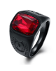 Vyriškas žiedas „Red diamond“