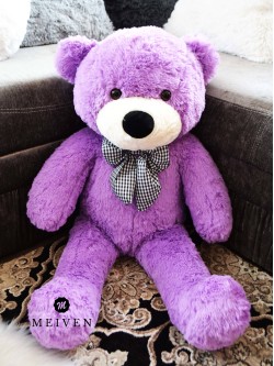Pliušinis meškinas Tedis - 100cm violetinis