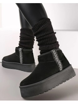 Žieminiai aulinukai batai „Astrid Black“