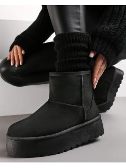 Žieminiai aulinukai batai „Izabella Black“