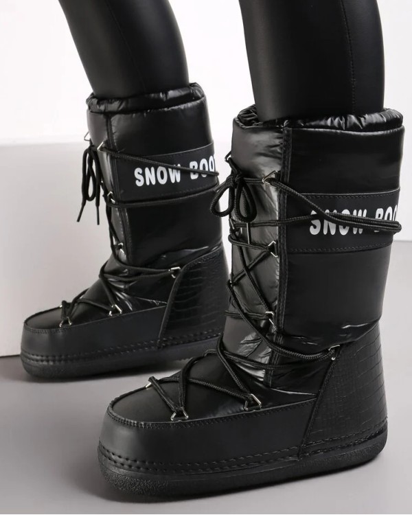 Žieminiai aulinukai batai „Francesca Black“