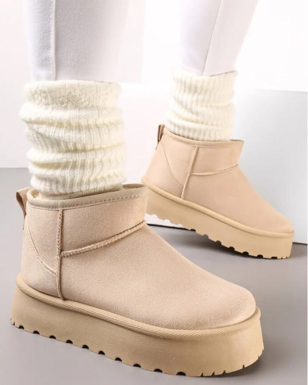 Žieminiai aulinukai batai „Gianna Beige“