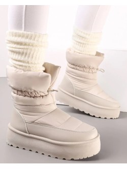 Žieminiai aulinukai batai „Vanessa Beige“