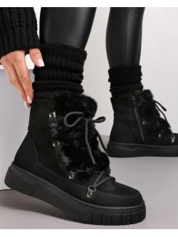 Žieminiai aulinukai batai „Elisa Black“