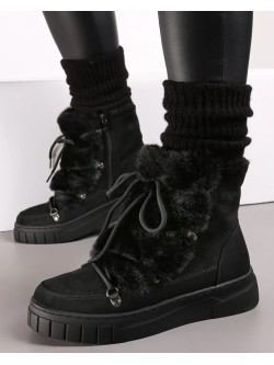 Žieminiai aulinukai batai „Elisa Black“