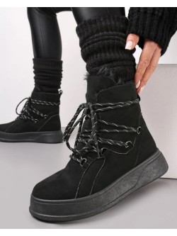 Žieminiai aulinukai batai „Leila Black“