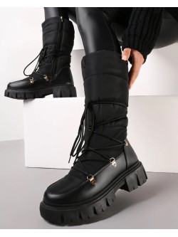 Žieminiai ilgaauliai batai „Dianna Black“