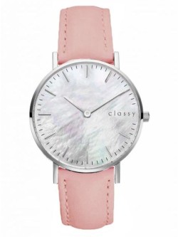 Laikrodis „Classy Silver Pink“