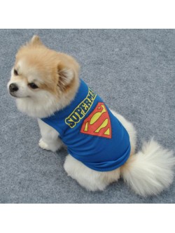 Marškinėliai šuniukams "superman"