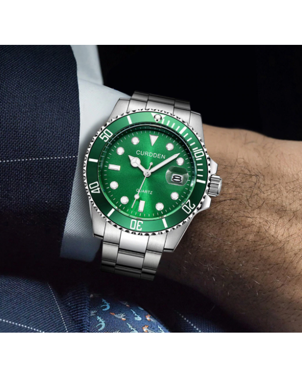 Vyriškas laikrodis „Curdden green“