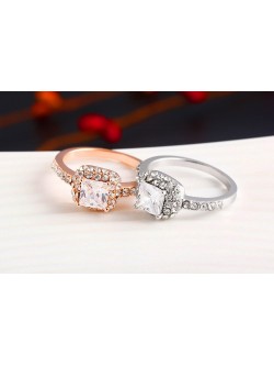 Žiedas su austriškais kristalais „Gipsy“
