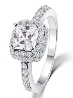 Žiedas su austriškais kristalais „Gipsy“