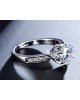 Žiedas su austriškais kristalais „Brit“