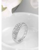 Žiedas su austriškais kristalais „Roxi Silver“