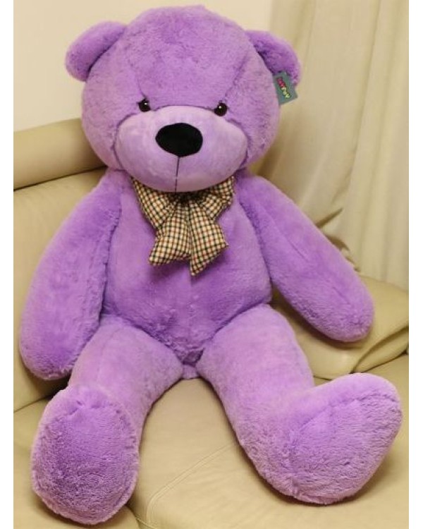 Pliušinis meškinas Tedis, violetinis