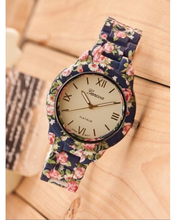 Laikrodis „Geneva Flowers“
